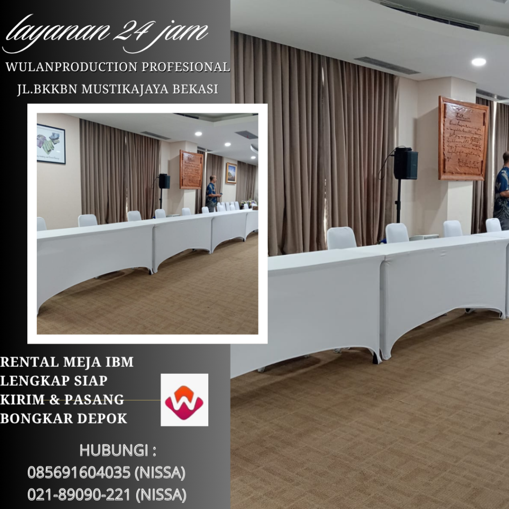 Rental Meja IBM Lengkap Siap Kirim & Pasang Bongkar Depok
