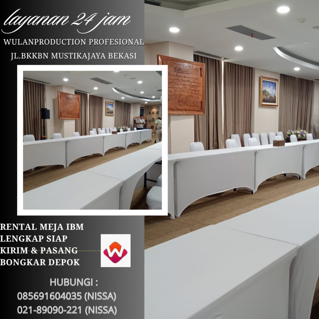 Rental Meja IBM Lengkap Siap Kirim & Pasang Bongkar Depok