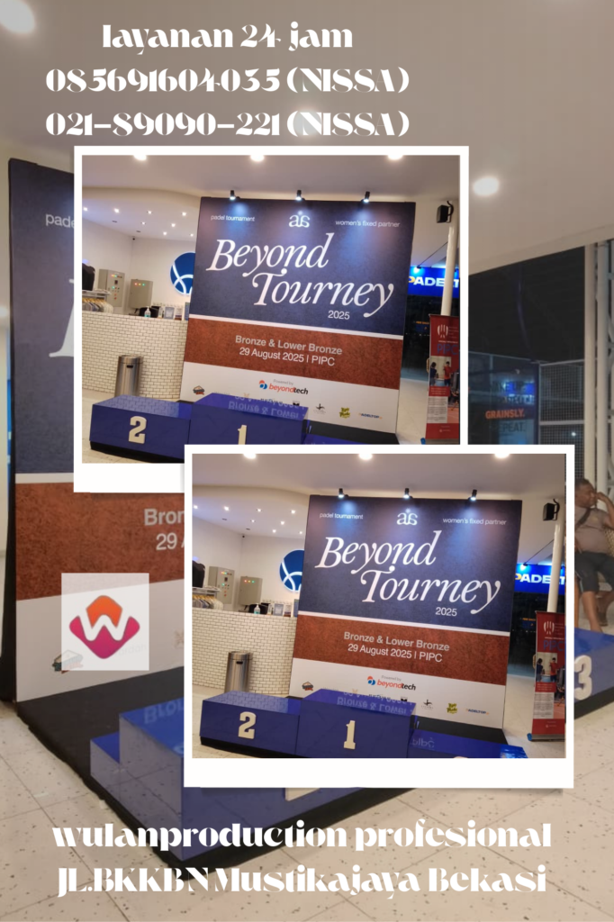 Rental Panggung Juara 1,2,3 Bahan Melaminto Jakarta
