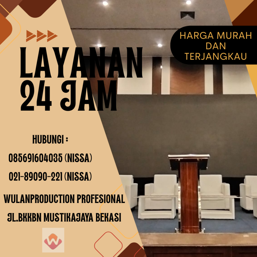 Rental Podium Kayu Elegan Untuk Acara Resmi Bekasi