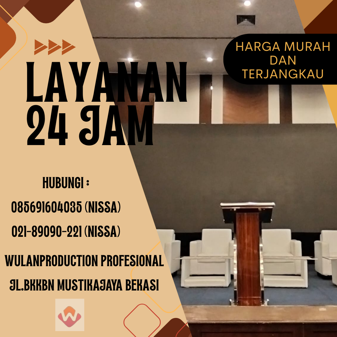 Rental Podium Kayu Elegan Untuk Acara Resmi Bekasi