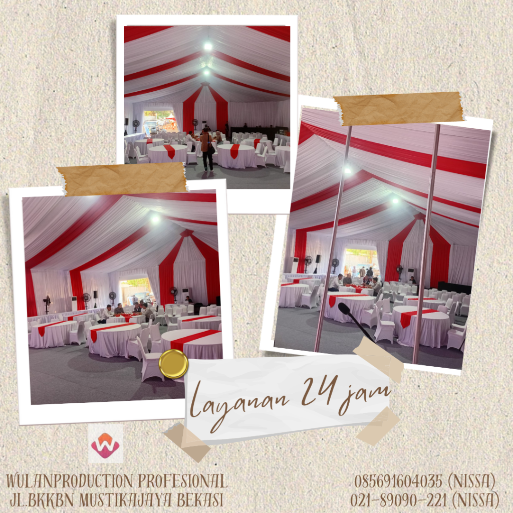 Rental Tenda Plafon Dan Serut Type Konvensional Jakarta