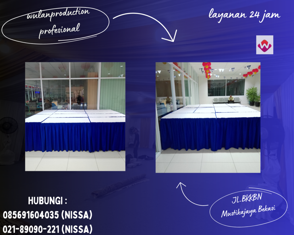 Sewa Meja Gubugan Stand Prasmanan Jakarta
