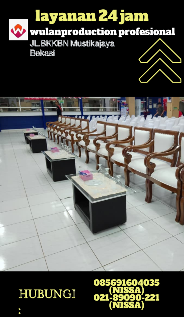 Sewa Meja Kaca VIP Set Arm Chairs Ciracas Jakarta Timur