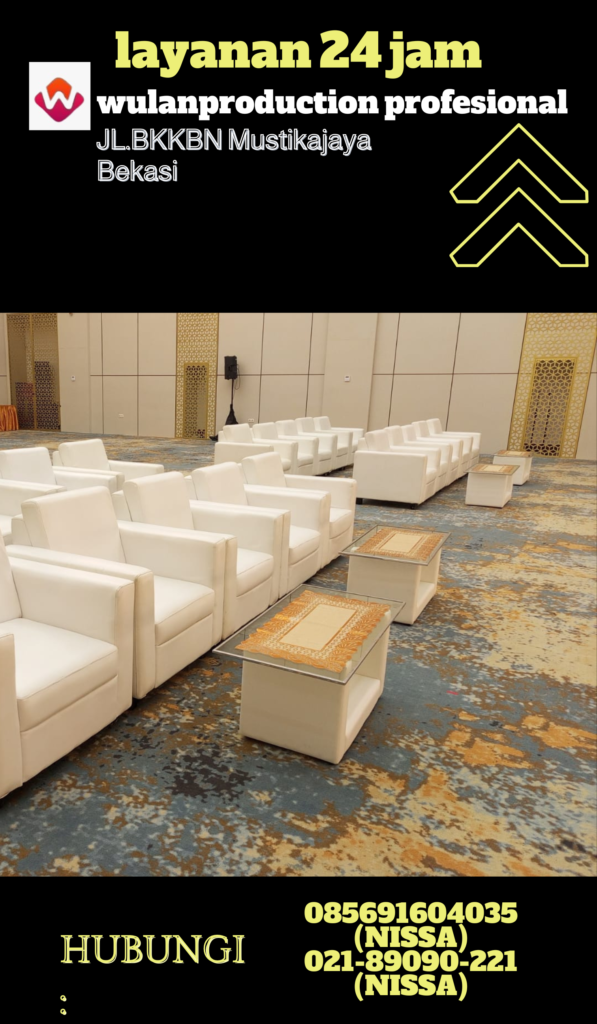 Sewa Meja Kaca VIP Set Arm Chairs Ciracas Jakarta Timur