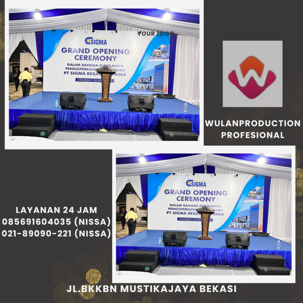 Jasa Rental Backdrop Dan Podium Cikarang