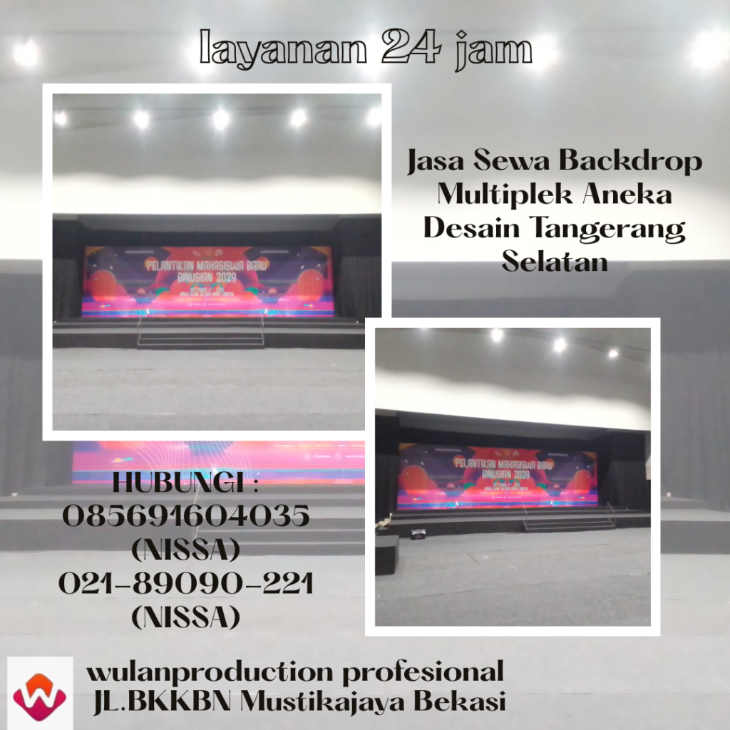 Jasa Sewa Backdrop Multiplek Aneka Desain Tangerang Selatan