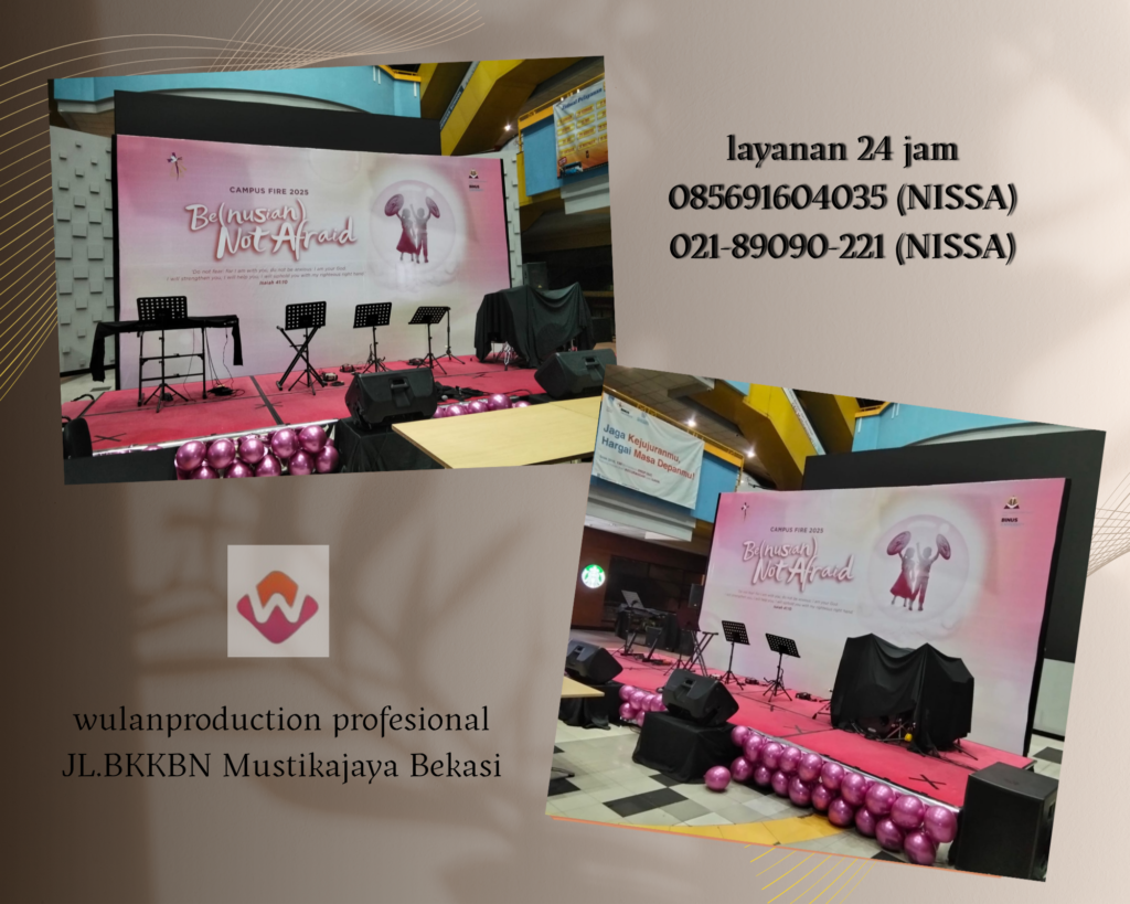 Pusat Sewa Backdrop Rapih Presisi Jakarta