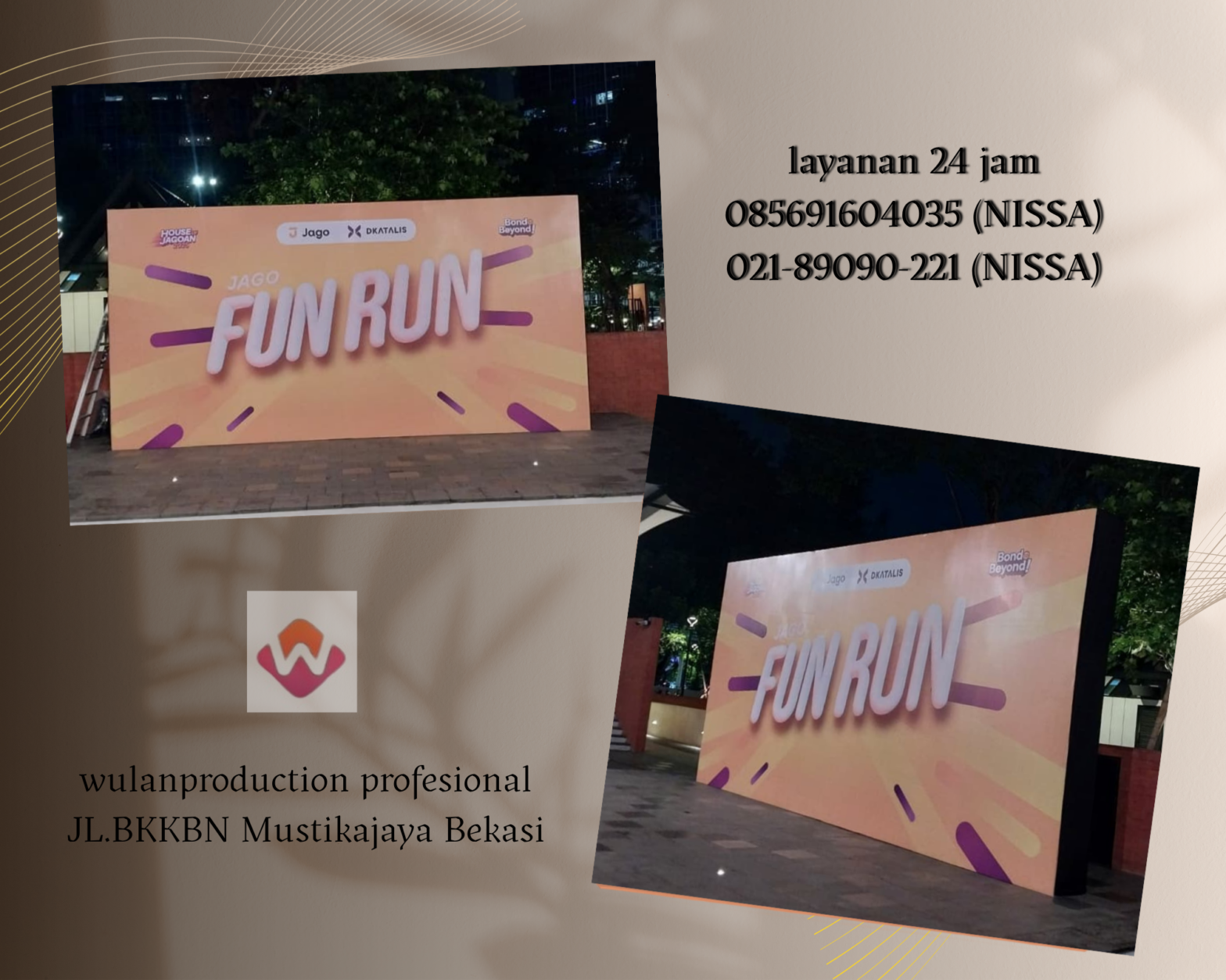 Pusat Sewa Backdrop Rapih Presisi Jakarta