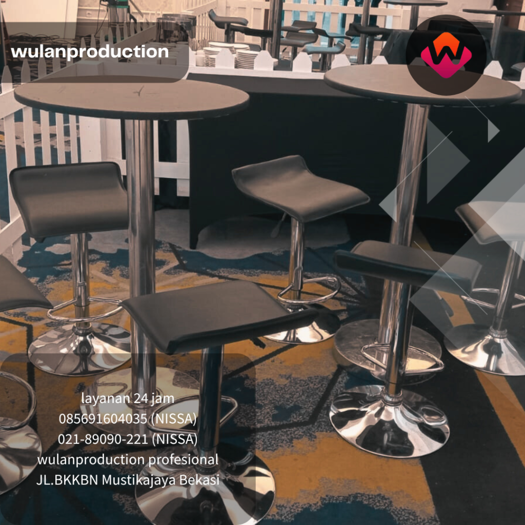 Rental Barstool Murah untuk Event, Cafe, dan Pameran jakarta