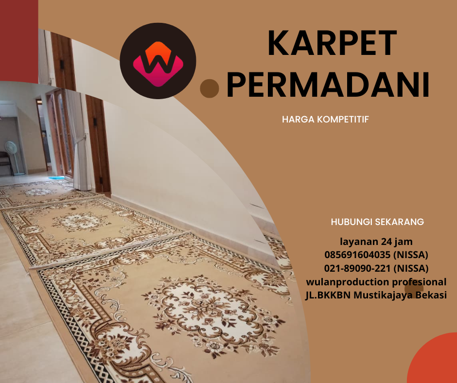 Rental Karpet Permadani Cokelat Event Cipayung Jakarta Timur