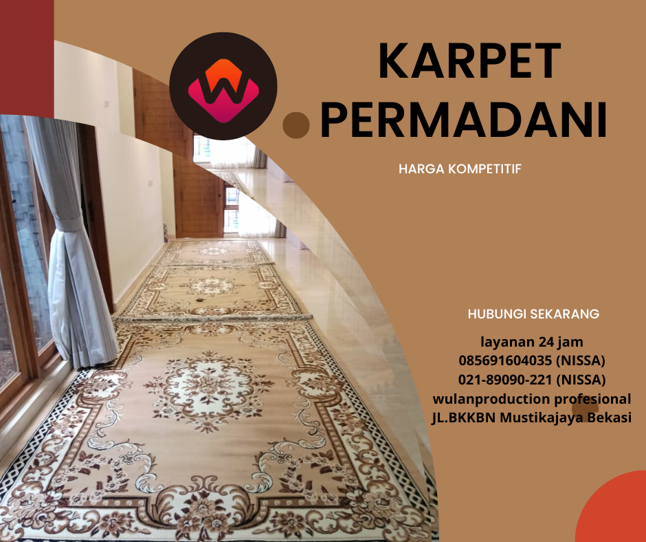Rental Karpet Permadani Cokelat Event Cipayung Jakarta Timur 