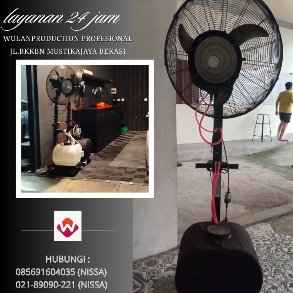 Rental Kipas Uap Embun Misty Cool Bekasi