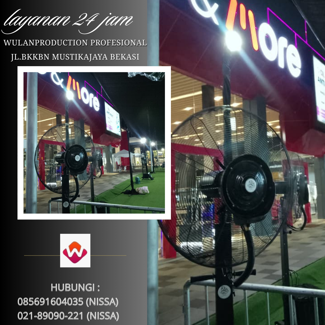 Rental Kipas Uap Embun Misty Cool Bekasi