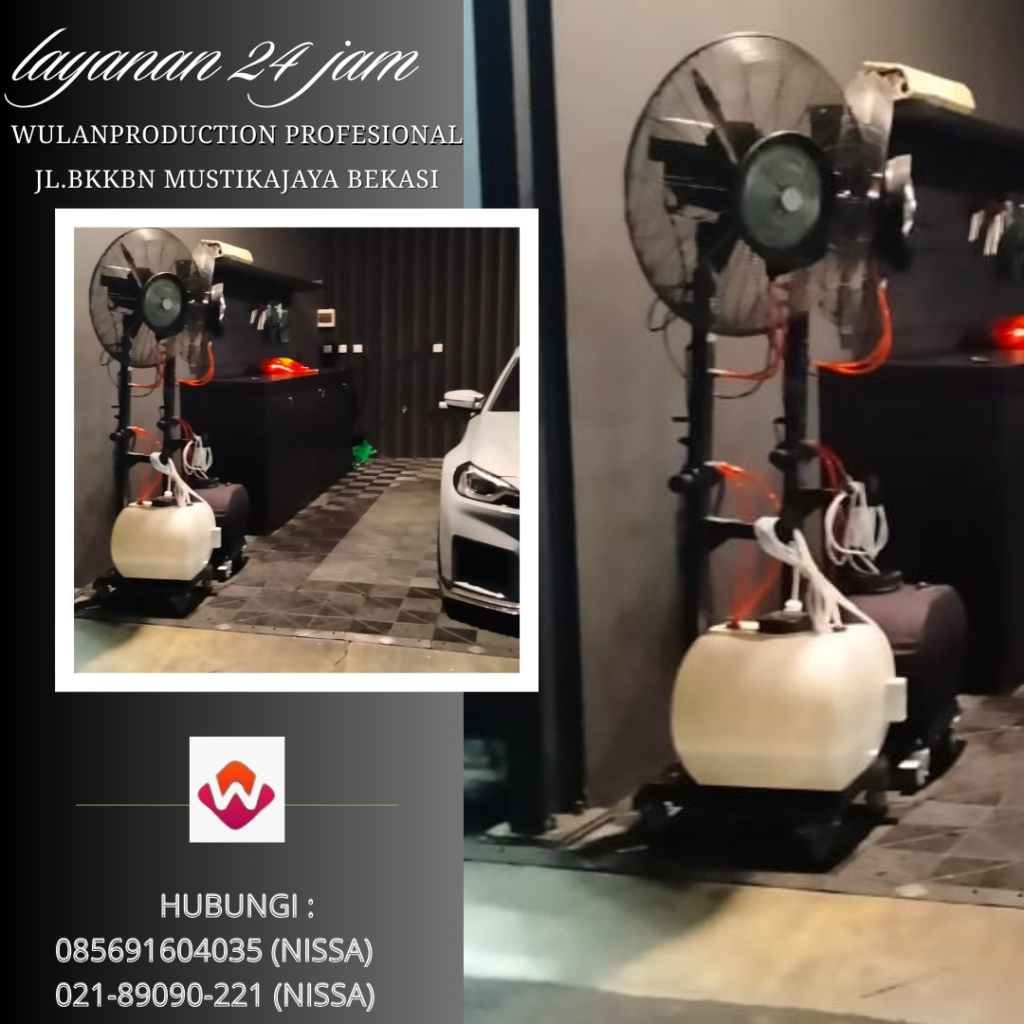 Rental Kipas Uap Embun Misty Cool Bekasi