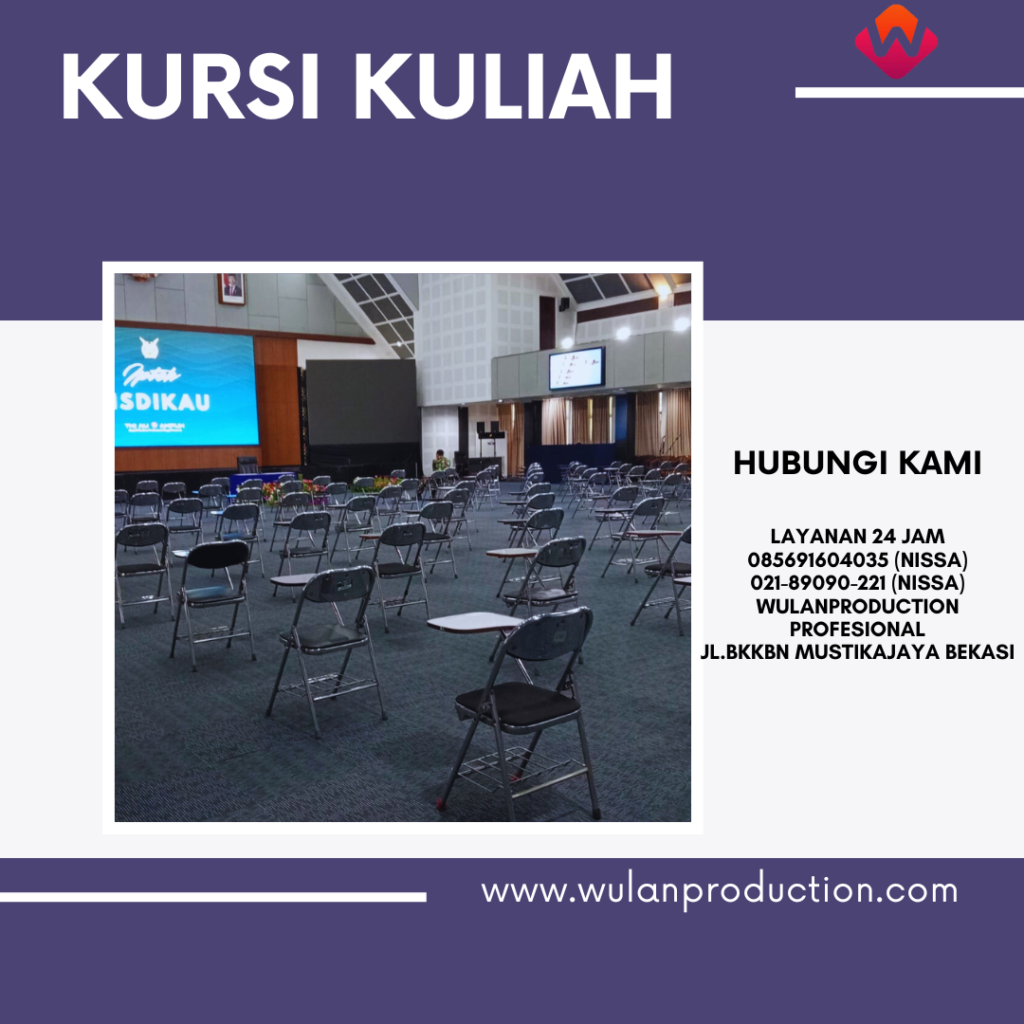 Rental Kursi Kuliah Lipat Stainless Tangerang