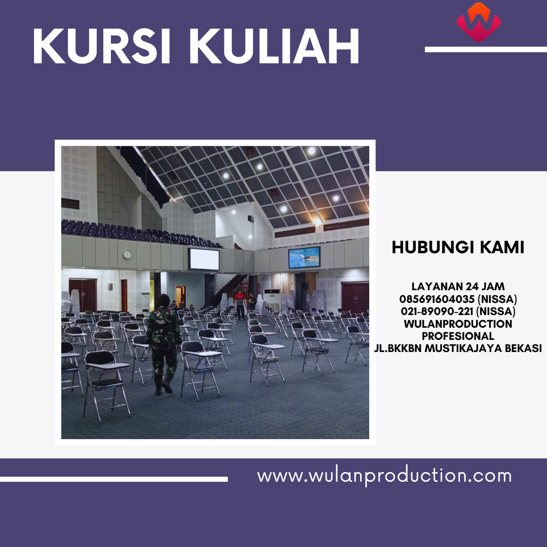 Rental Kursi Kuliah Lipat Stainless Tangerang