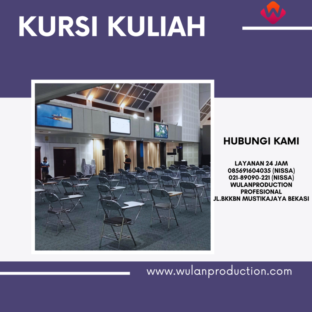 Rental Kursi Kuliah Lipat Stainless Tangerang