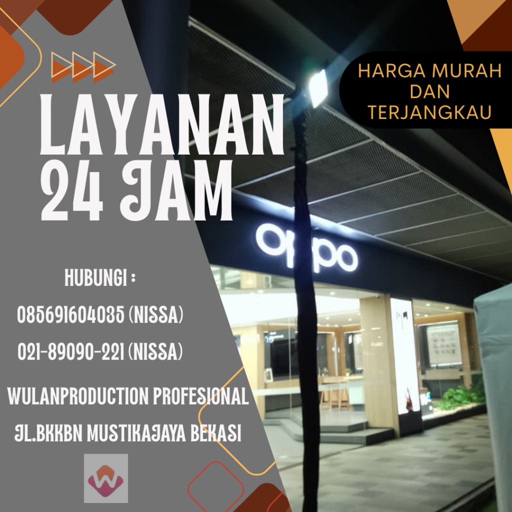 Rental Lampu Sorot Lengkap Tiang Jakarta