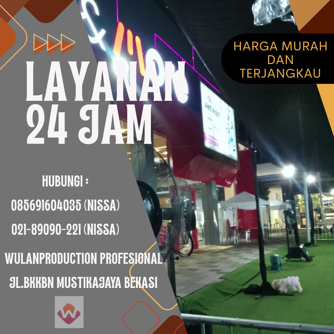 Rental Lampu Sorot Lengkap Tiang Jakarta