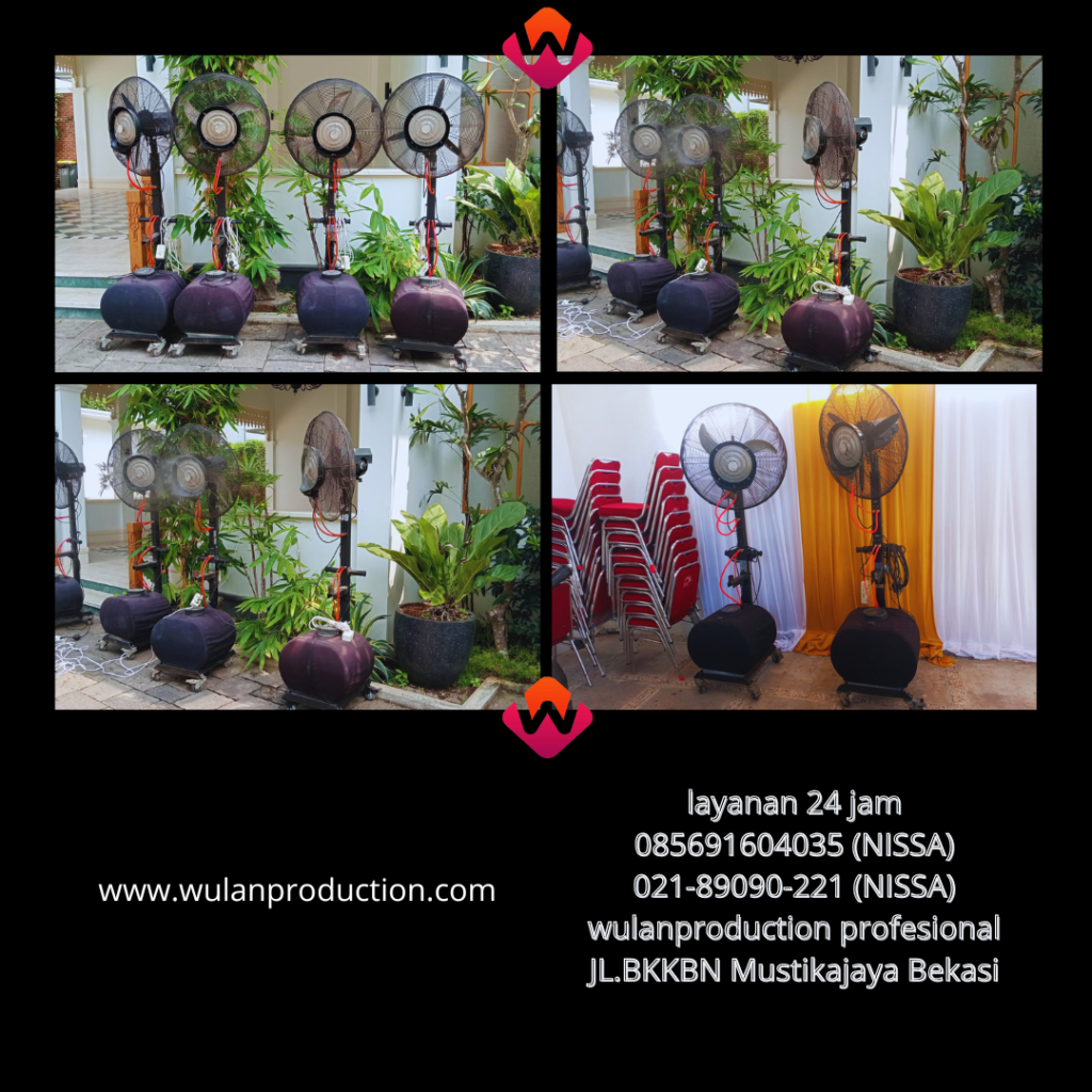 Rental Misty Fan,Backdrop,Panggung Dan Podium Cibitung