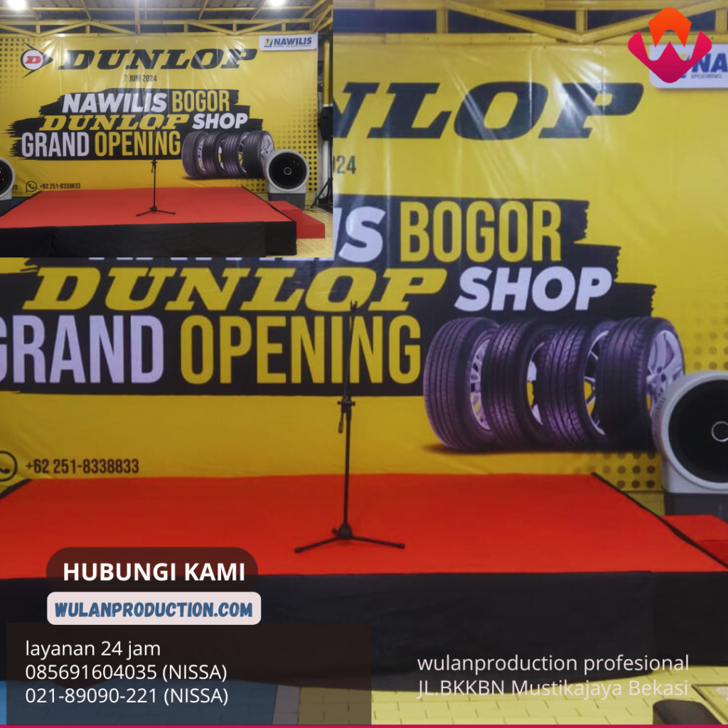 Rental Panggung Dan Backdrop Setu Bekasi