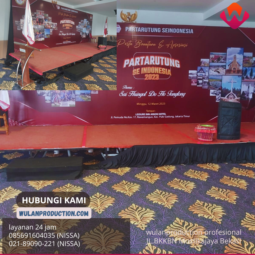 Rental Panggung Dan Backdrop Setu Bekasi