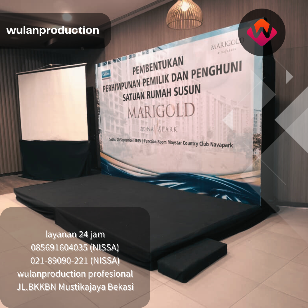 Rental Panggung Dan Backdrop Jakarta Selatan