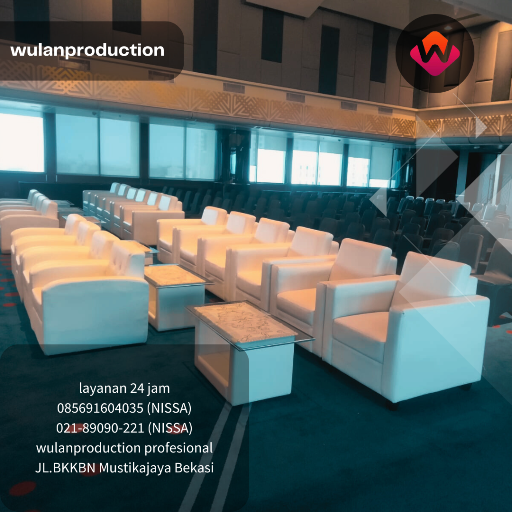 Rental Sofa Putih Single Minimalis Bekasi