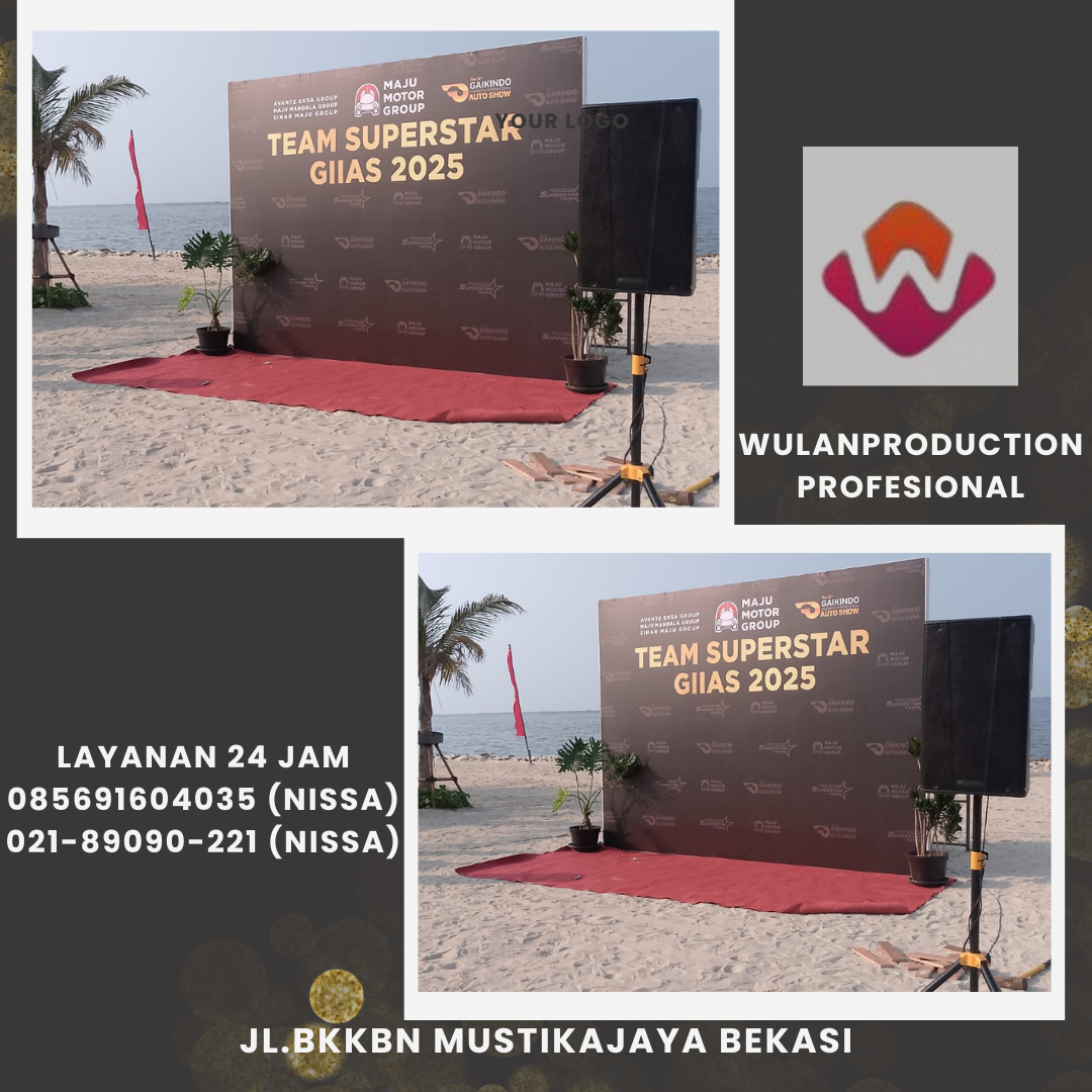 Sewa Backdrop Custom & Red Carpet Luxuary Area Jakarta