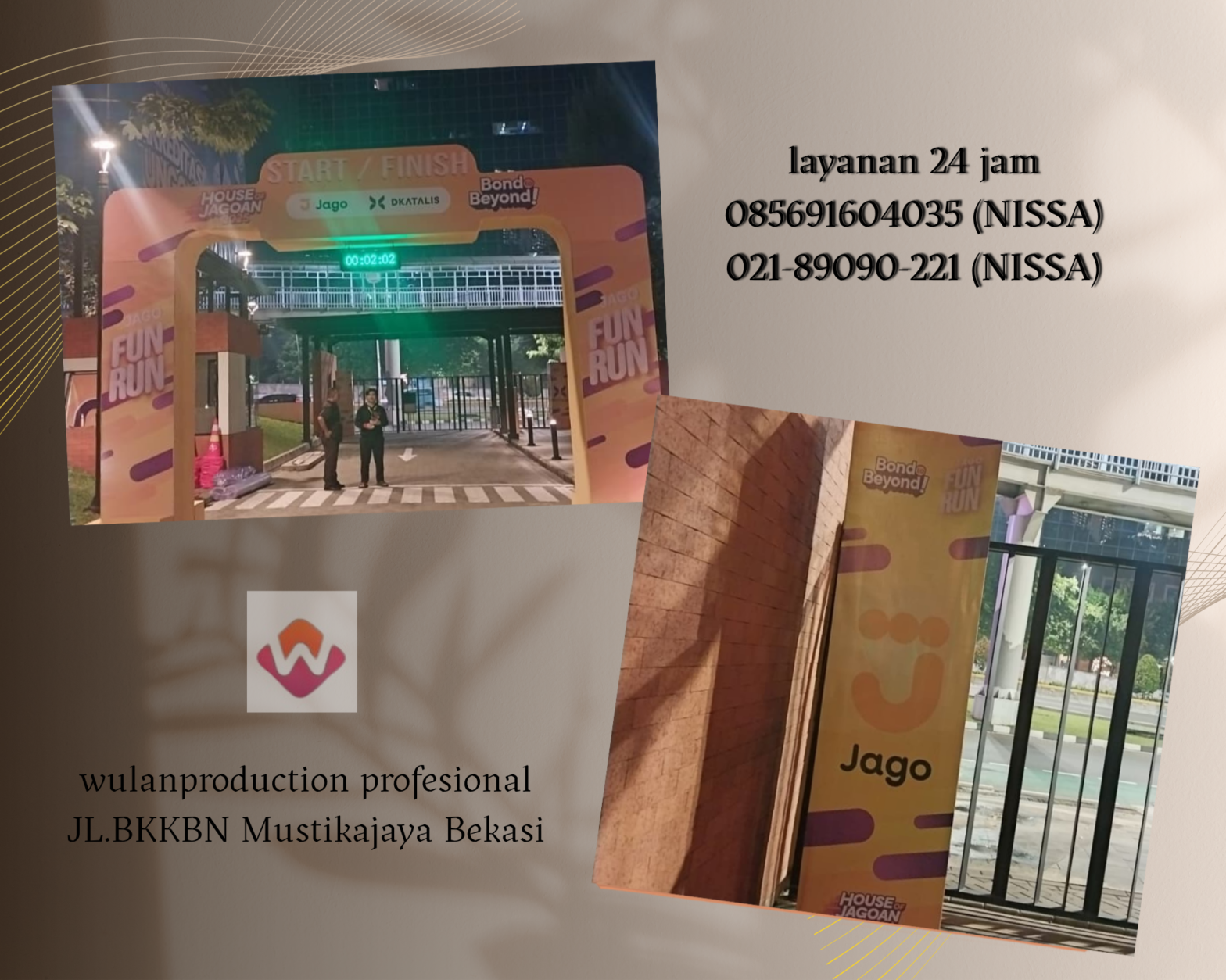 Sewa Gate Backdrop BSD Depok