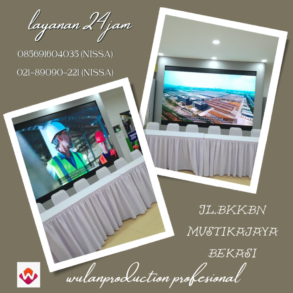Sewa Meja Ibm Cover Putih Event Ji-Expo Jakarta Pusat