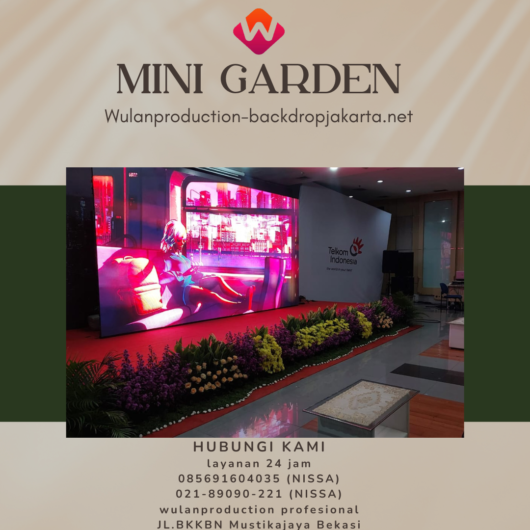Sewa Mini Garden Estetik & Elegan Untuk Area Jakarta