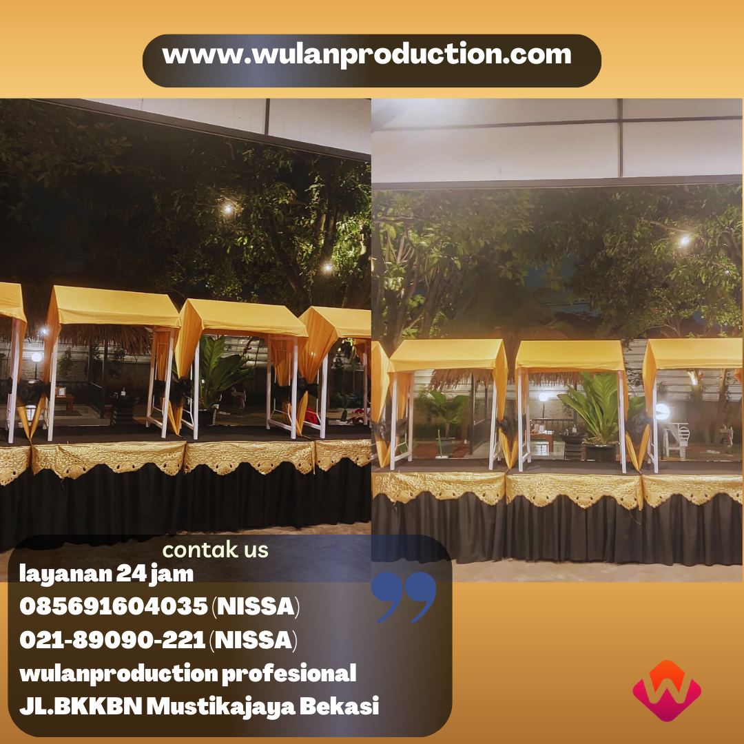 Sewa meja Prasmanan Gubukan Poni Gold Bogor