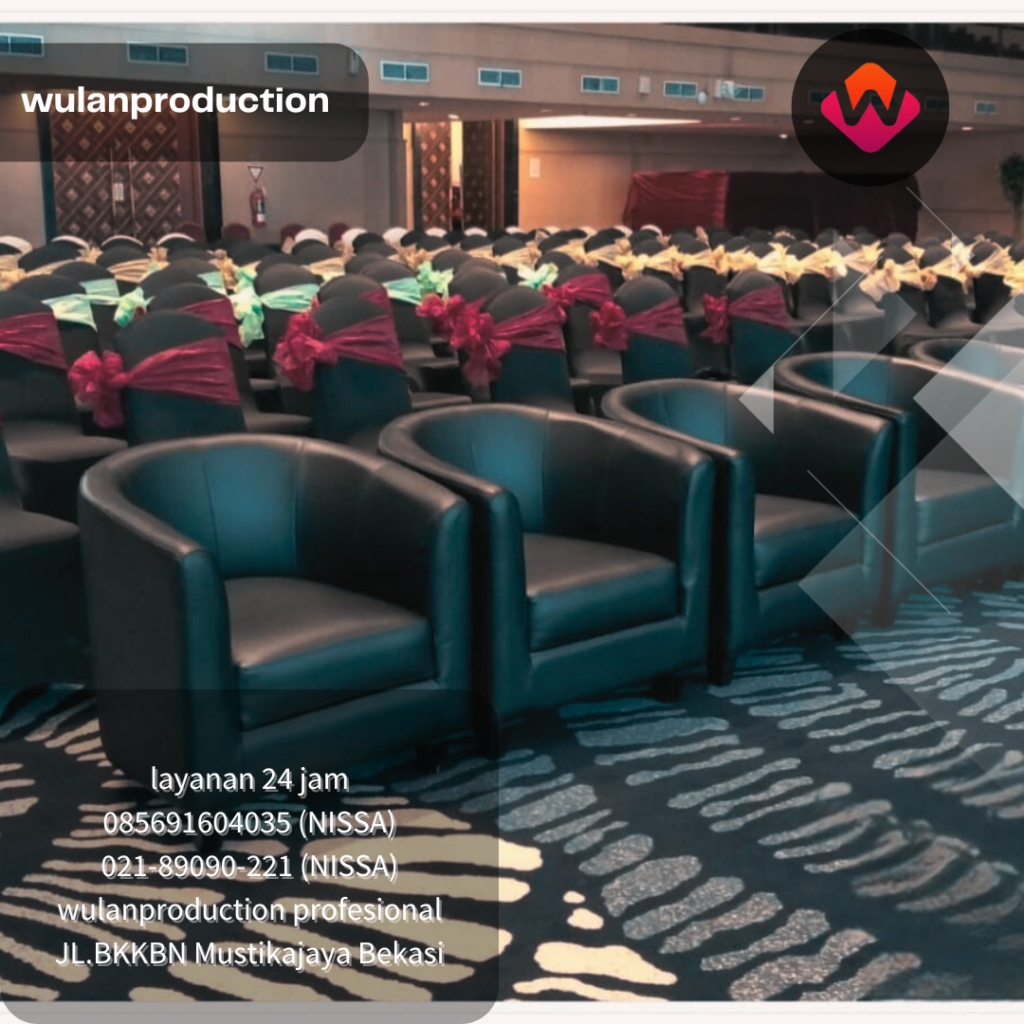 Jasa Sewa Sofa Type Oval Warna Hitam Dan Putih Cikarang