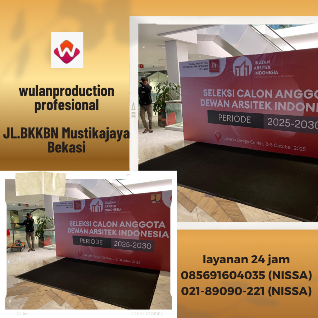 Jual Dan Sewa Backdrop Custom Depok
