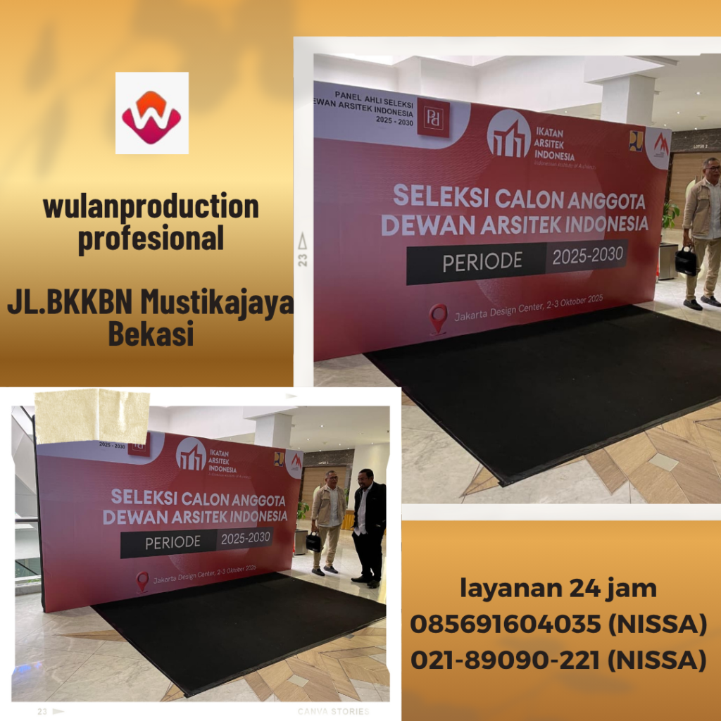 Jual Dan Sewa Backdrop Custom Depok