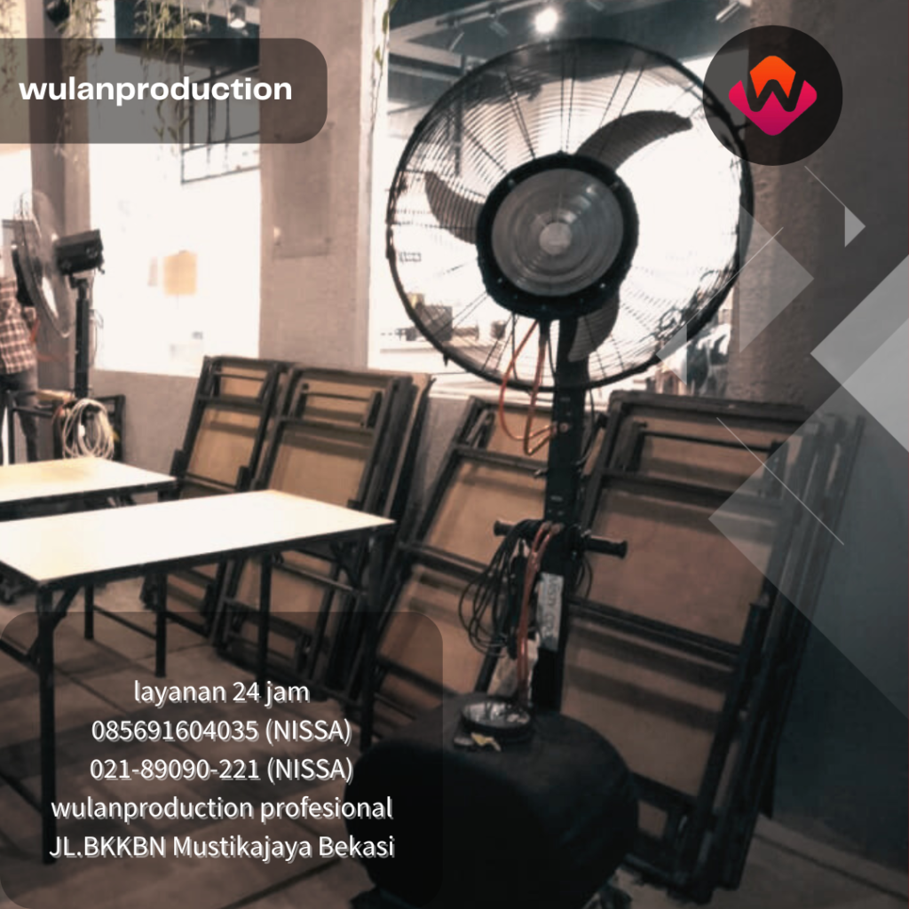 Pusat Rental Misty Fan Blower Uap Air Bekasi