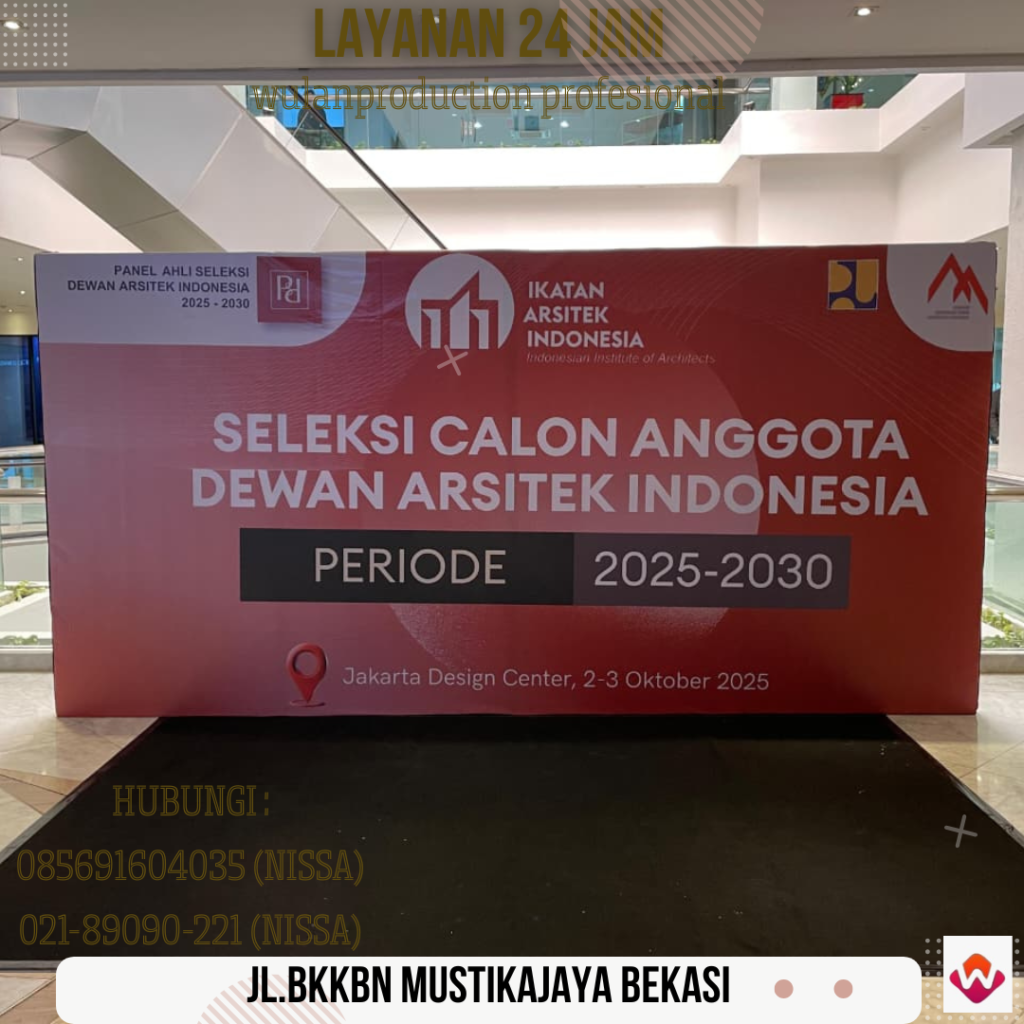 Rental Backdrop Custom Depok