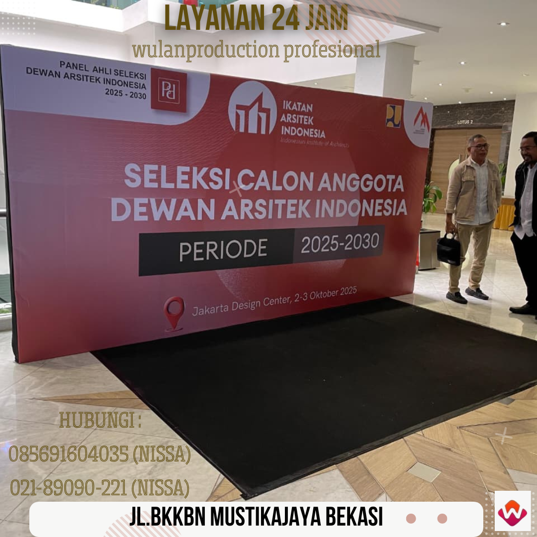 Rental Backdrop Custom Depok
