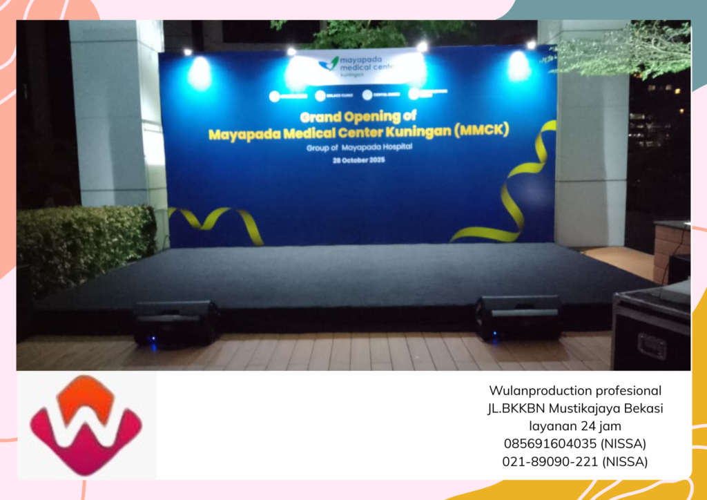 Rental Backdrop Stage Event Graha Binakarsa Kuningan Jaksel