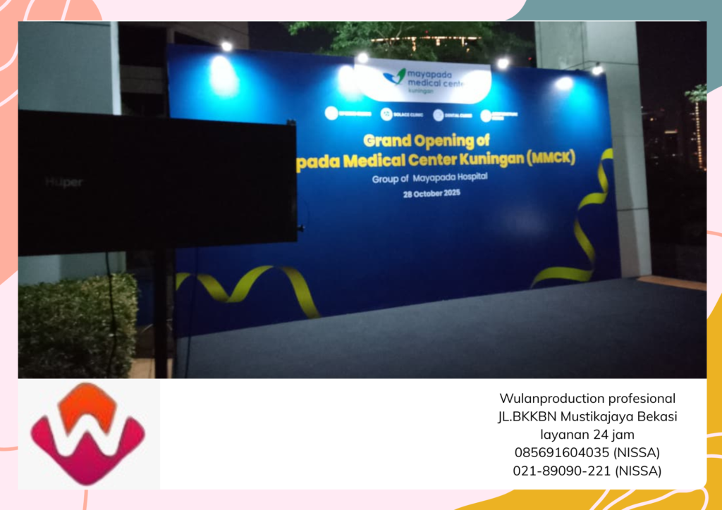 Rental Backdrop Stage Event Graha Binakarsa Kuningan Jaksel