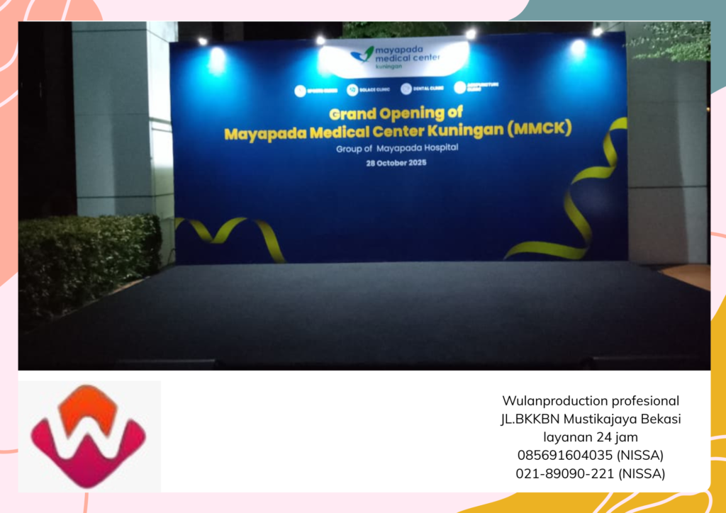 Rental Backdrop Stage Event Graha Binakarsa Kuningan Jaksel