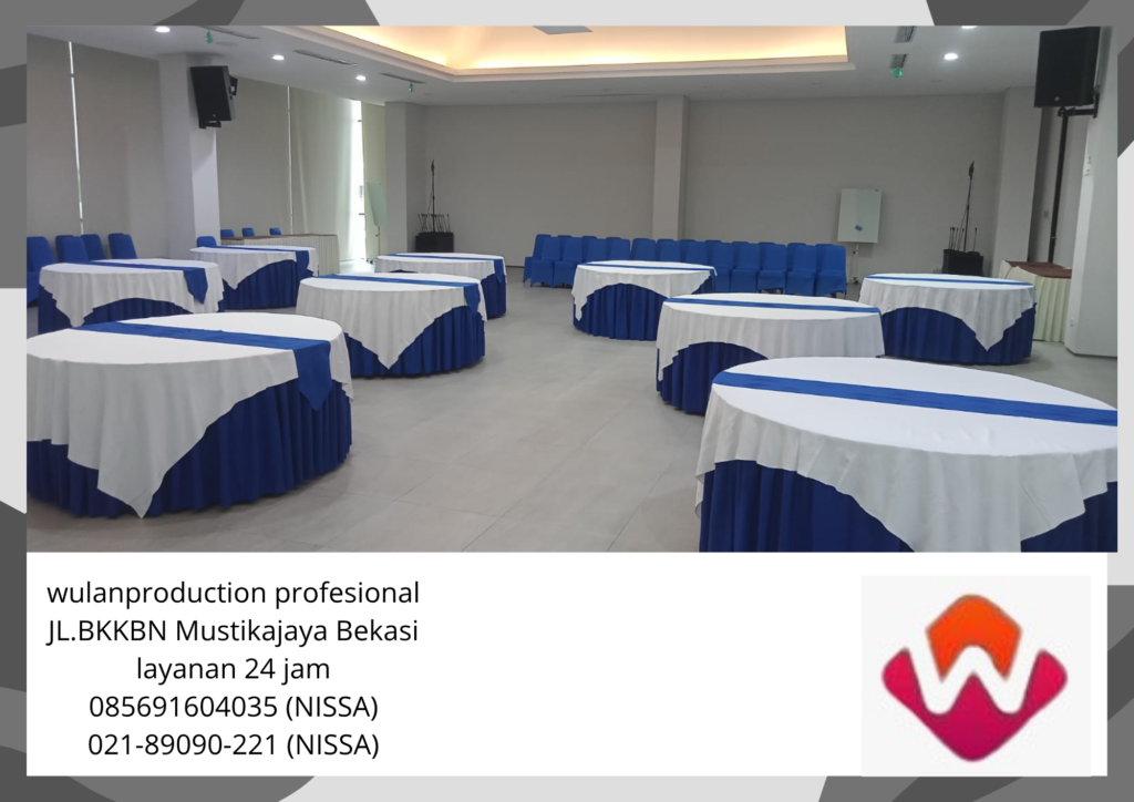 Rental Meja Bulat Area Cibarusah Bekasi