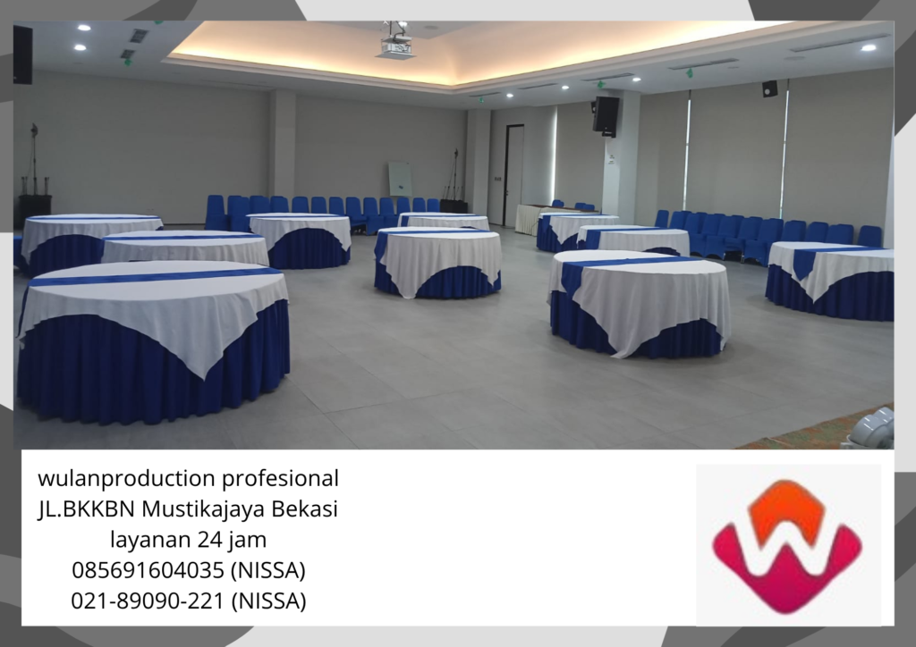 Rental Meja Bulat Area Cibarusah Bekasi