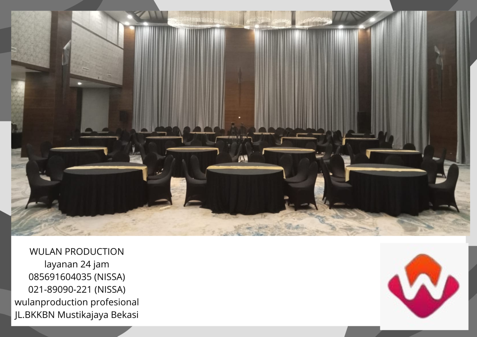 Rental Round Table Ukuran Kecil,Sedang,Besar Dan Jumbo Jakarta