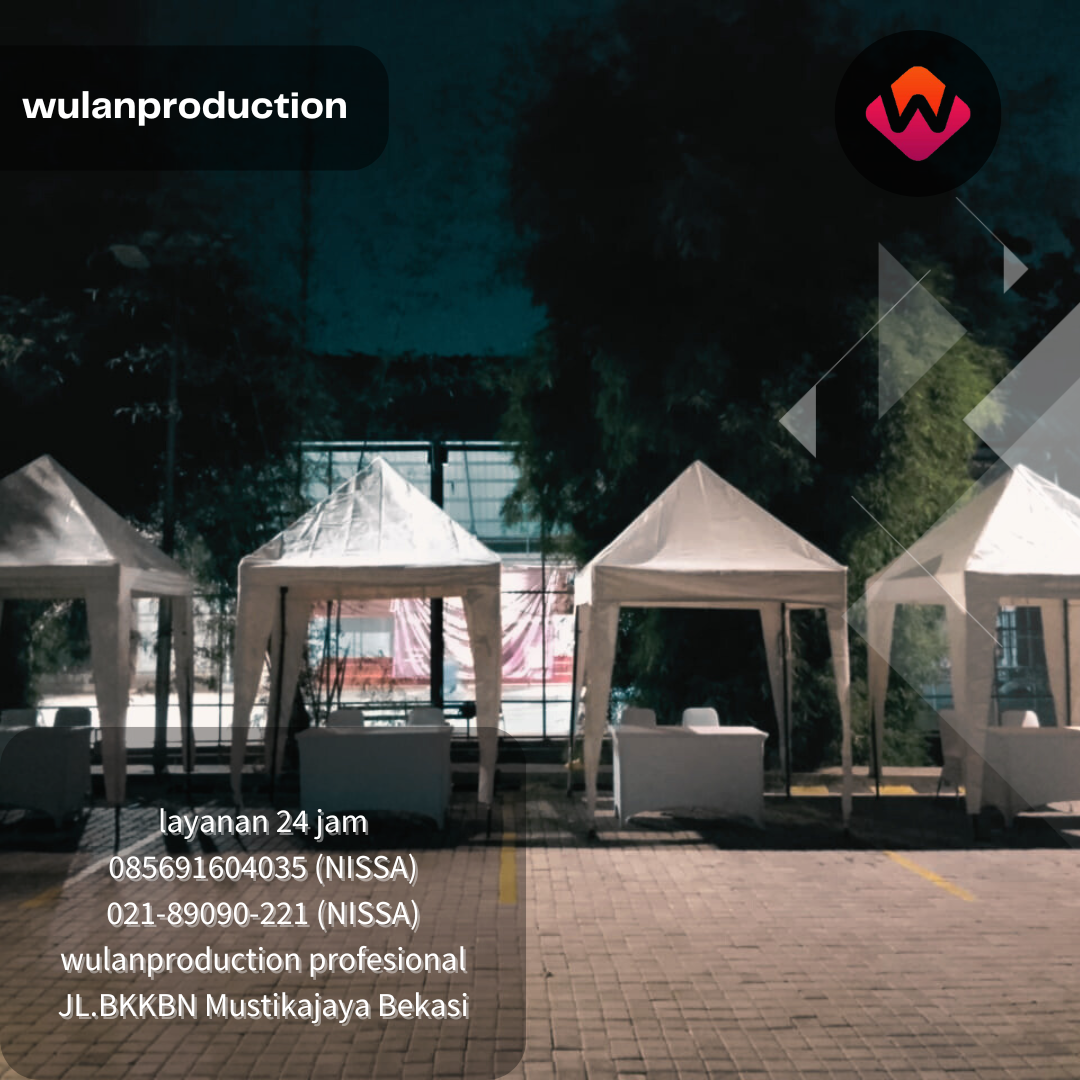 Sewa Tenda Bazar Modern Dengan Desain Rapi Jakarta