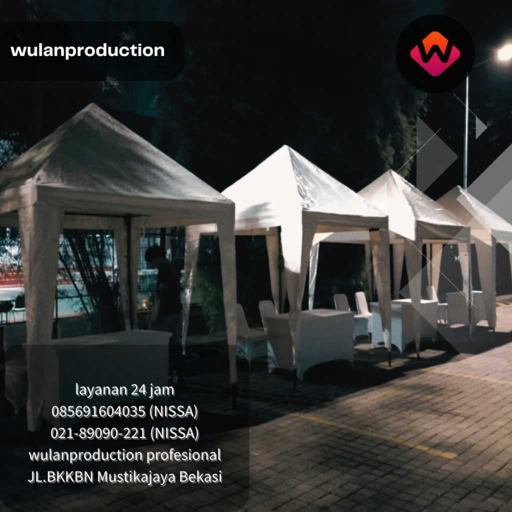 Sewa Tenda Bazar Modern Dengan Desain Rapi Jakarta
