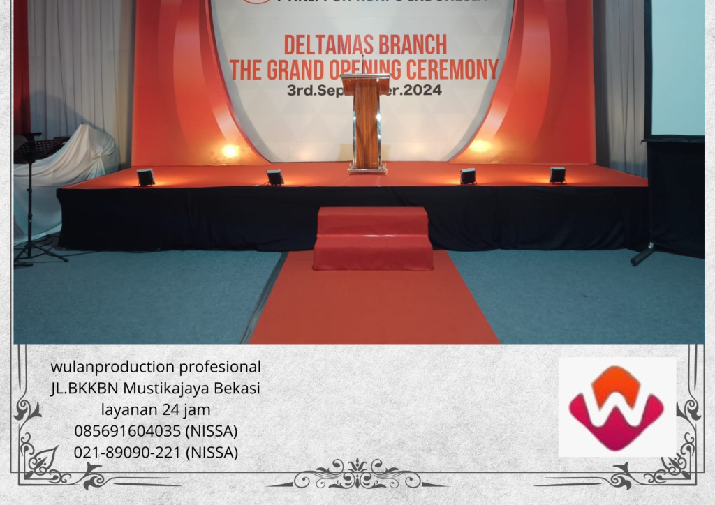 Tempat Sewa Panggung Bekasi Beragam Ukuran