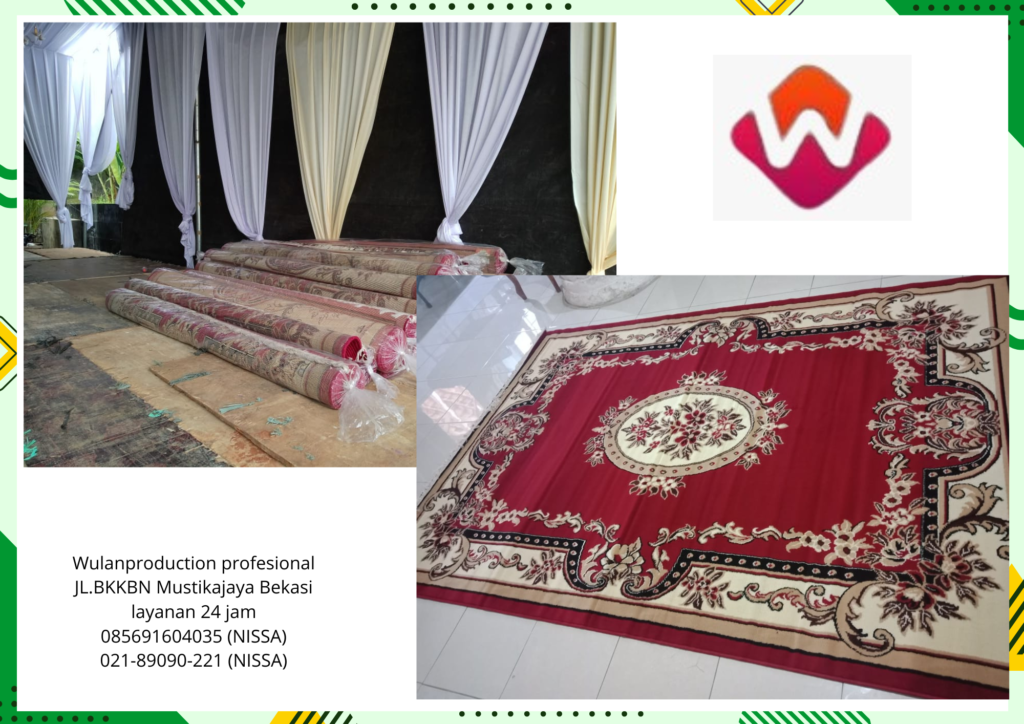 Rental Karpet Permadani Merah Event Cluster Livingstone Cibubur